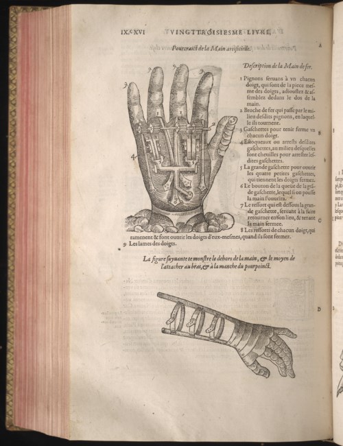 אמברואז פארה: היד המכנית (המאה ה-16)